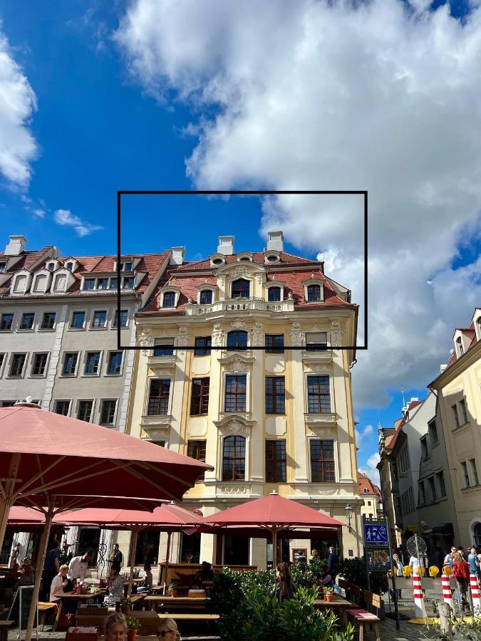 Luxus Suite Mit Einmaligem Blick Auf Die Frauenkirche Dresden Luaran gambar